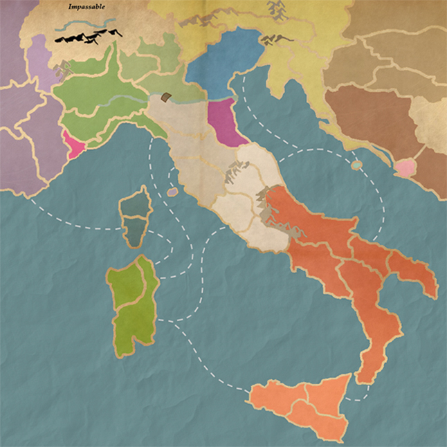 the map